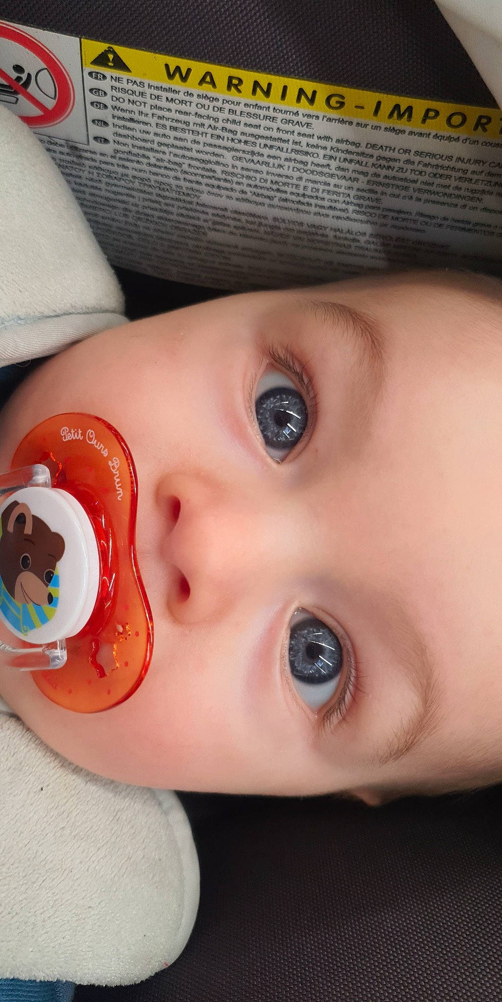 Riley a rejoint le concours — aidez-le/la à gagner de superbes lots ! baby, cheek, child, chin, eye, eyebrow, eyelash, flash_photography, forehead, hairstyle, head, headgear, iris, lip, mouth, neck, nose, organ, person, skin