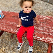 Kemoni joined the competition — help win amazing prizes! bench, boy, child, clothing, face, footwear, furniture, head, jeans, male, outdoors, pants, person, photography, portrait, shoe, sitting, sneaker, t_shirt, wood