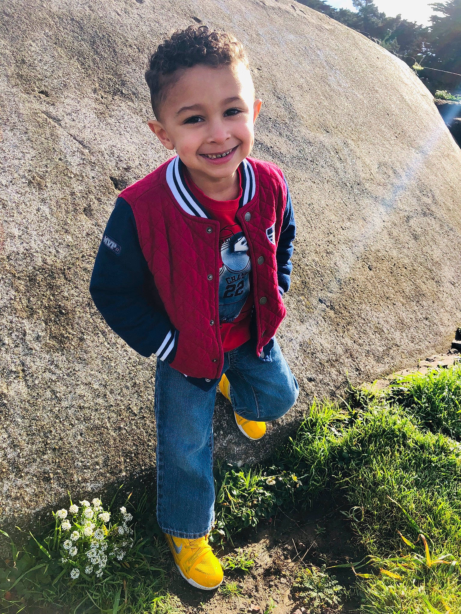 Josiah joined the competition — help win amazing prizes! adaptation, child, flower, grass, happy, joy, mountain, outerwear, people, person, plant, play, recreation, rock, smile, spring, toddler, tourism, tree, vacation