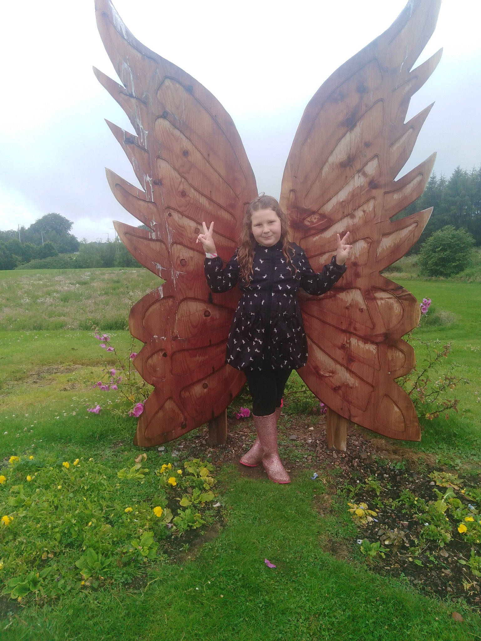 Shelby joined the competition — help win amazing prizes! art, botany, carving, chainsaw_carving, fictional_character, garden, joy, lawn_ornament, leaf, nonbuilding_structure, organism, person, plant, sculpture, statue, wing