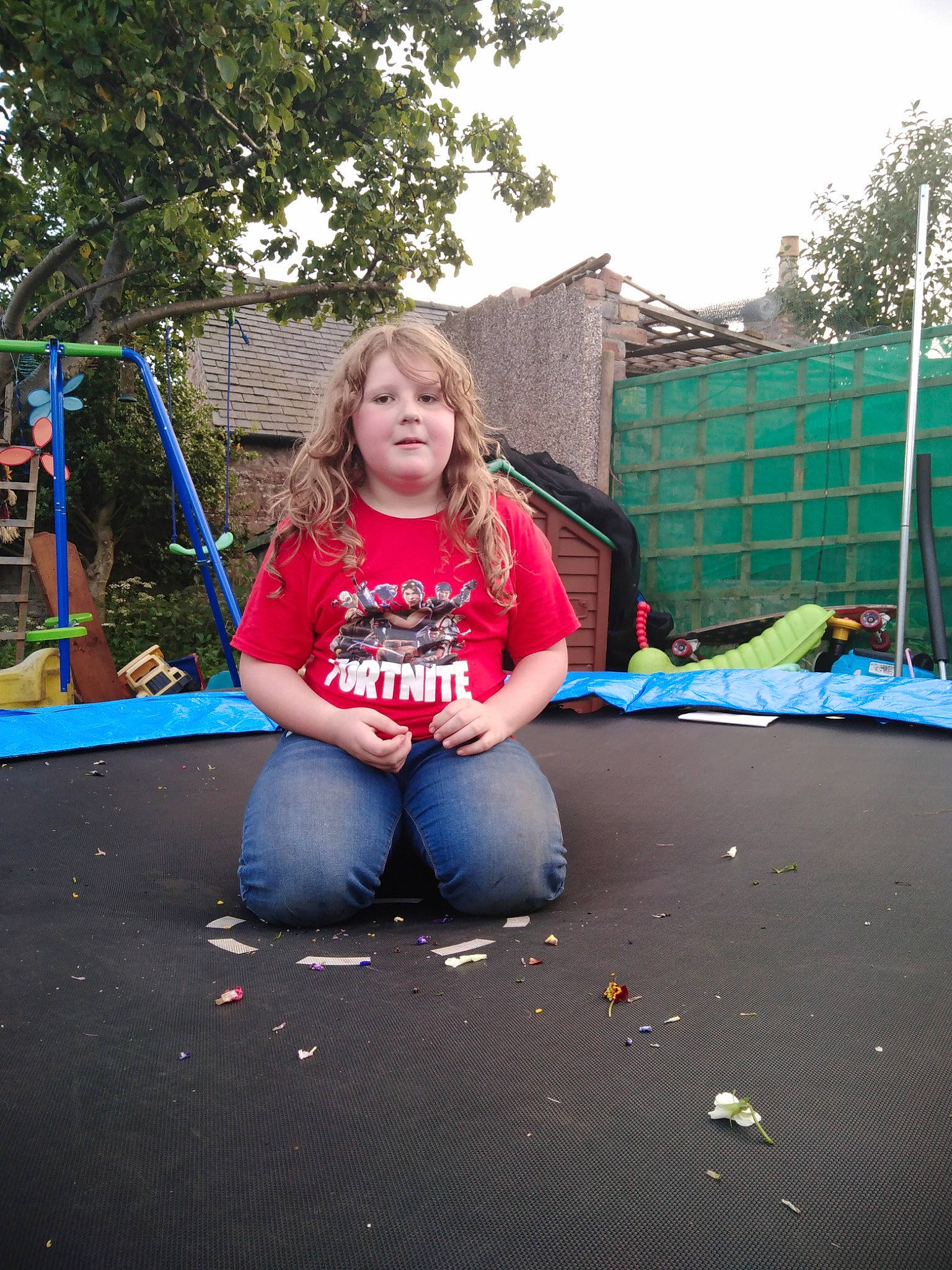 Shelby joined the competition — help win amazing prizes! child, fun, leisure, person, play, playground, public_space, recreation, sitting, smile, toddler, trampoline, trampolining, trampolining_equipment_and_supplies, tree, vacation