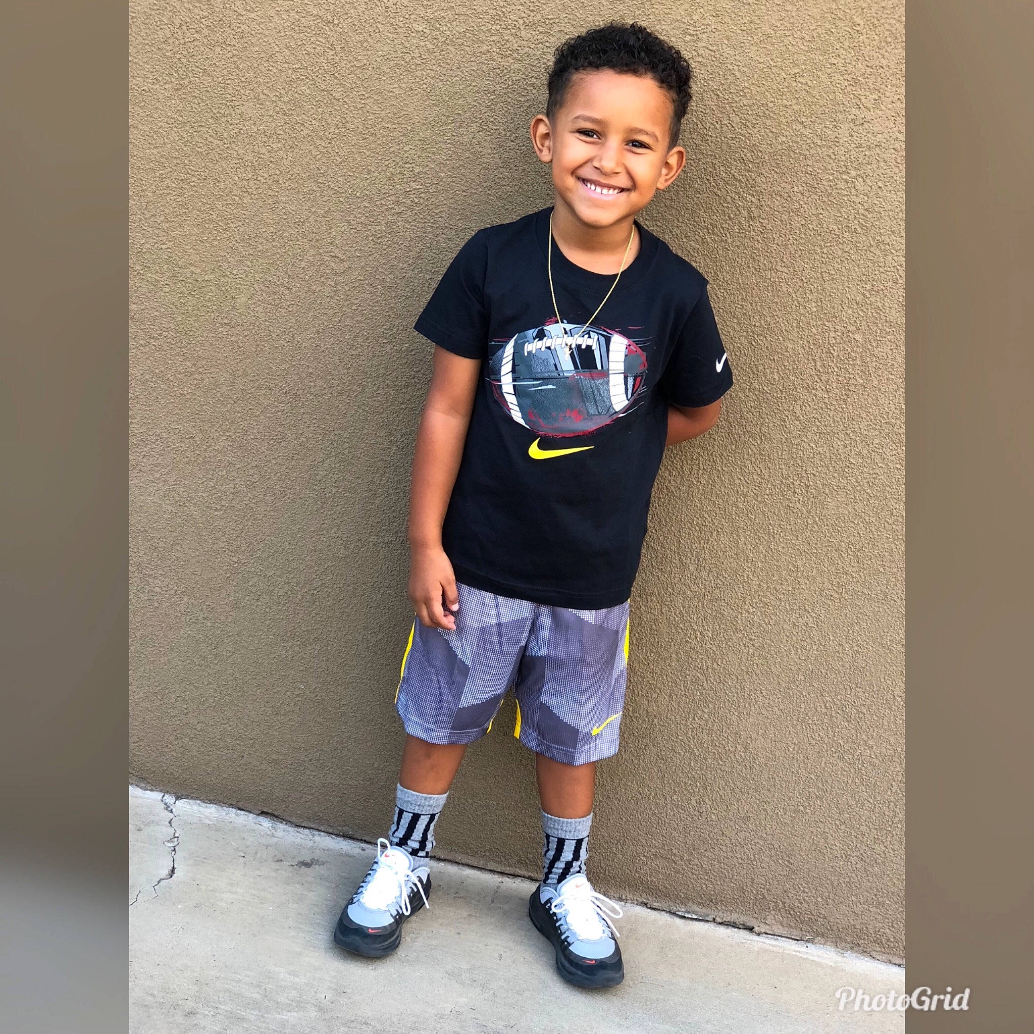 Azriel joined the competition — help win amazing prizes! blue, child, child_model, clothing, cool, denim, fashion, footwear, joint, joy, male, outerwear, person, shoe, shorts, shoulder, sleeve, sportswear, standing, t_shirt