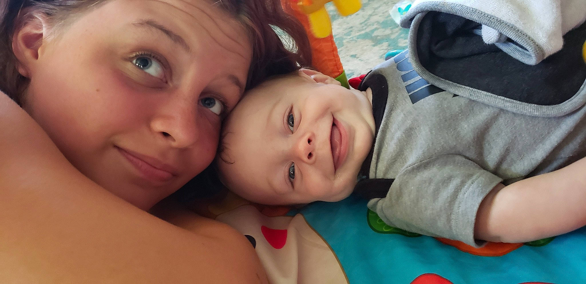 Reese joined the competition — help win amazing prizes! baby, cheek, child, eye, face, fun, happy, joy, leisure, lip, neck, nose, person, play, sibling, skin, smile, toddler, vacation