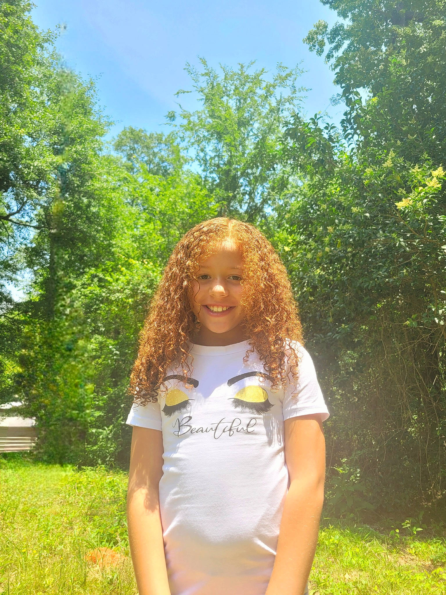 Mekiah joined the competition — help win amazing prizes! black_hair, electric_blue, eye, fawn, fun, grass, grass_family, happy, headwear, joy, leisure, long_hair, morning, natural_environment, people_in_nature, person, plant, shrub, sky, smile