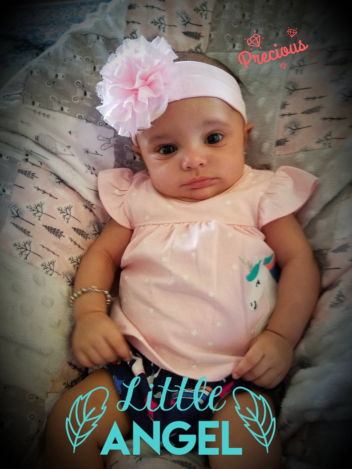 Khalia is registered to the contest to win money with this photo: baby, baby_bloomers, baby_products, baby_toddler_clothing, child, fashion_accessory, hair_accessory, happy, headband, headgear, headpiece, headwear, person, photo_caption, photography, pink, product, smile, toddler