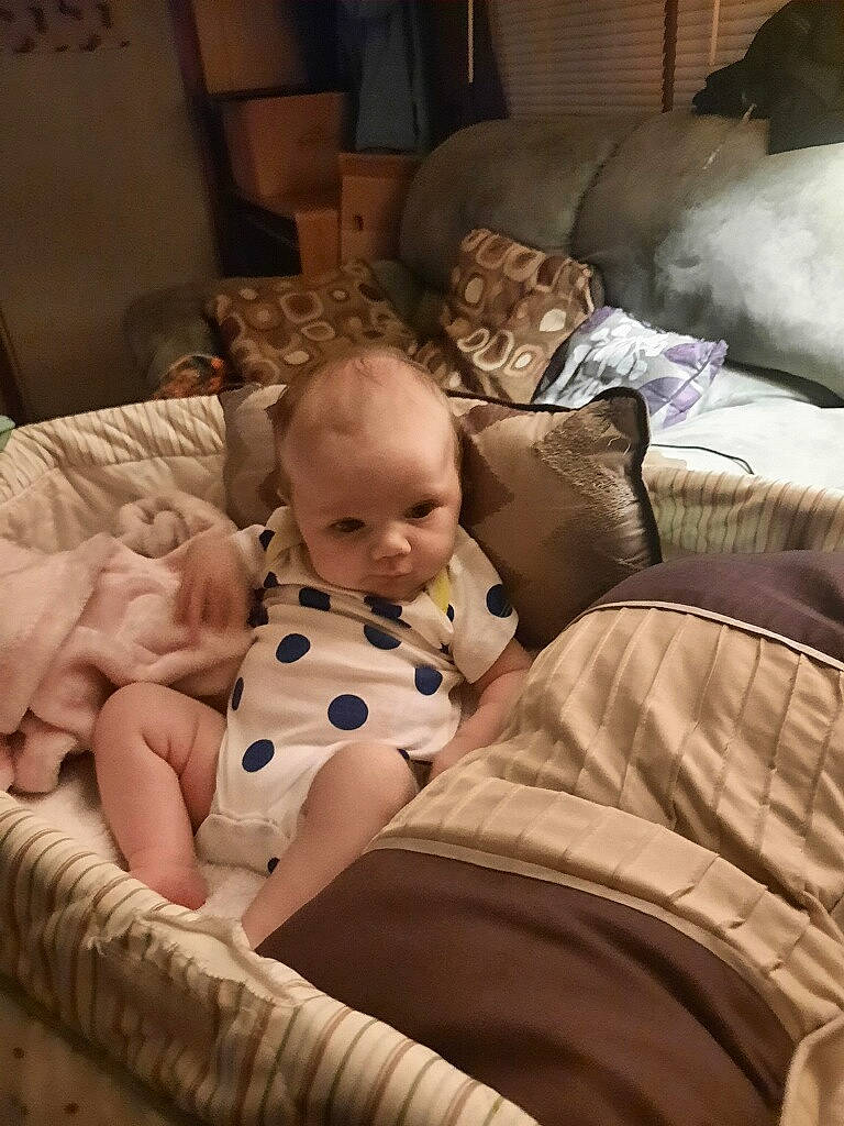 Mazikeen joined the competition — help win amazing prizes! baby, baby_toddler_clothing, bedding, bedtime, child, comfort, couch, flooring, fun, head, human_leg, lap, linens, nap, pattern, person, room, sitting, throw_pillow, toddler