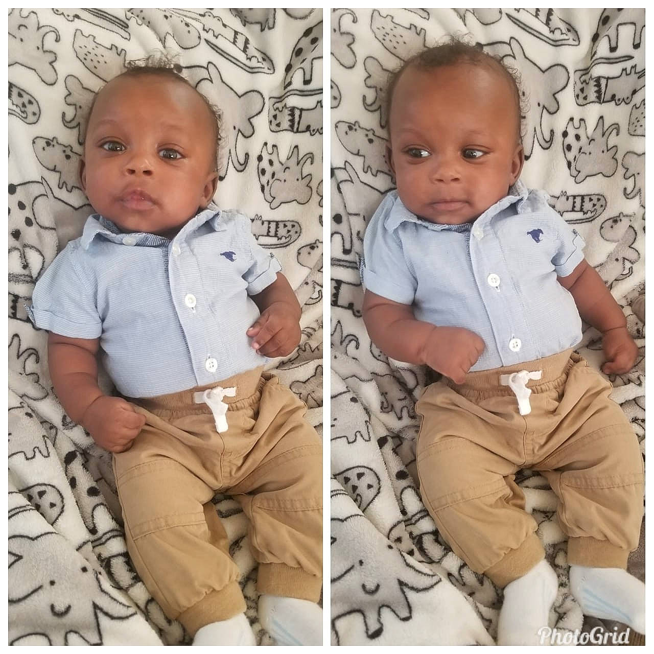 Jamar is registered to the contest to win money with this photo: child, day, infant, outerwear, pattern, person, product, toddler