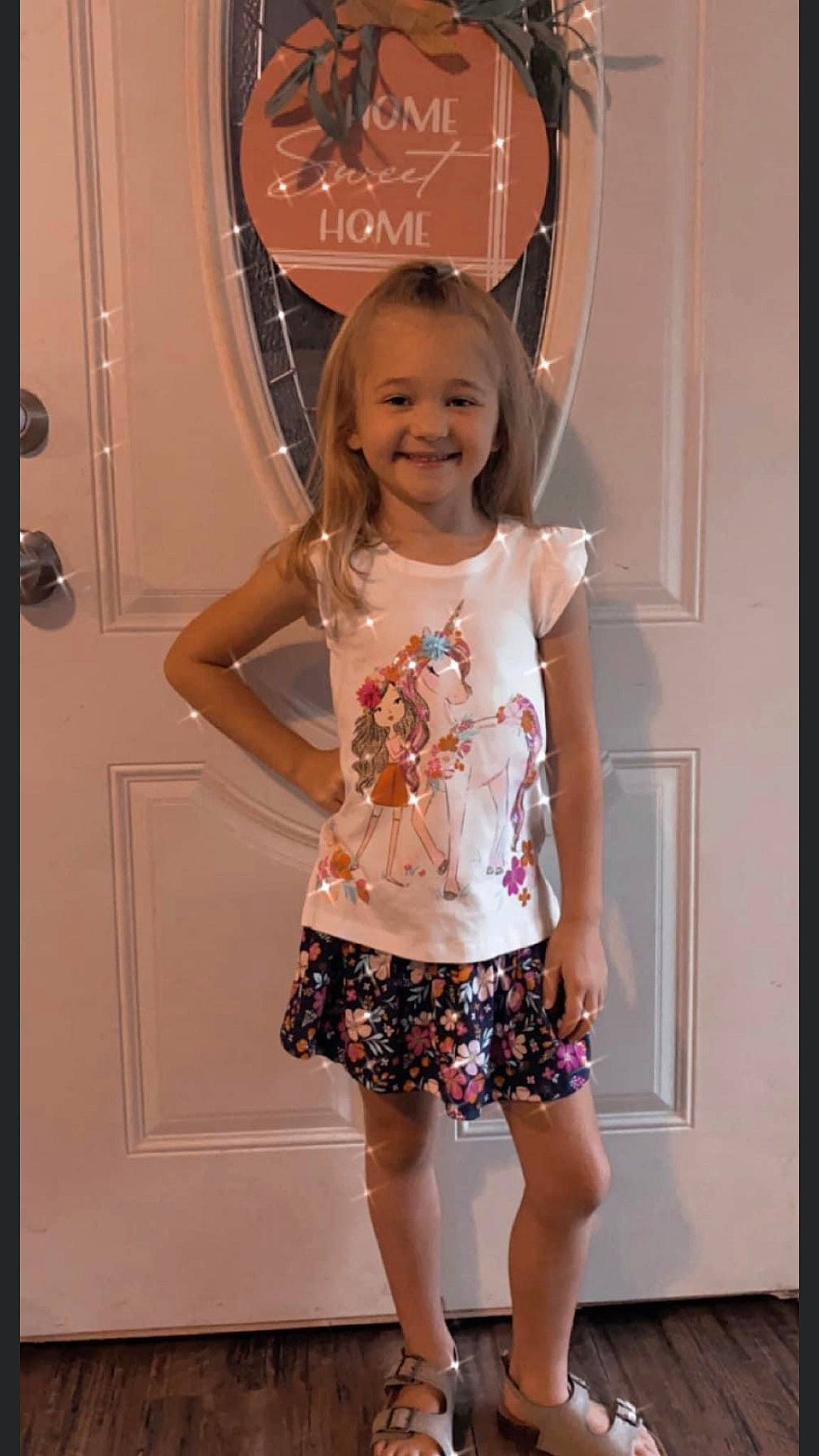 Kenleigh is registered to the contest to win money with this photo: abdomen, baby_toddler_clothing, face, fashion_design, hair, happy, head, human_body, iris, joy, knee, leg, long_hair, person, pink, shorts, sleeve, smile, thigh, toddler