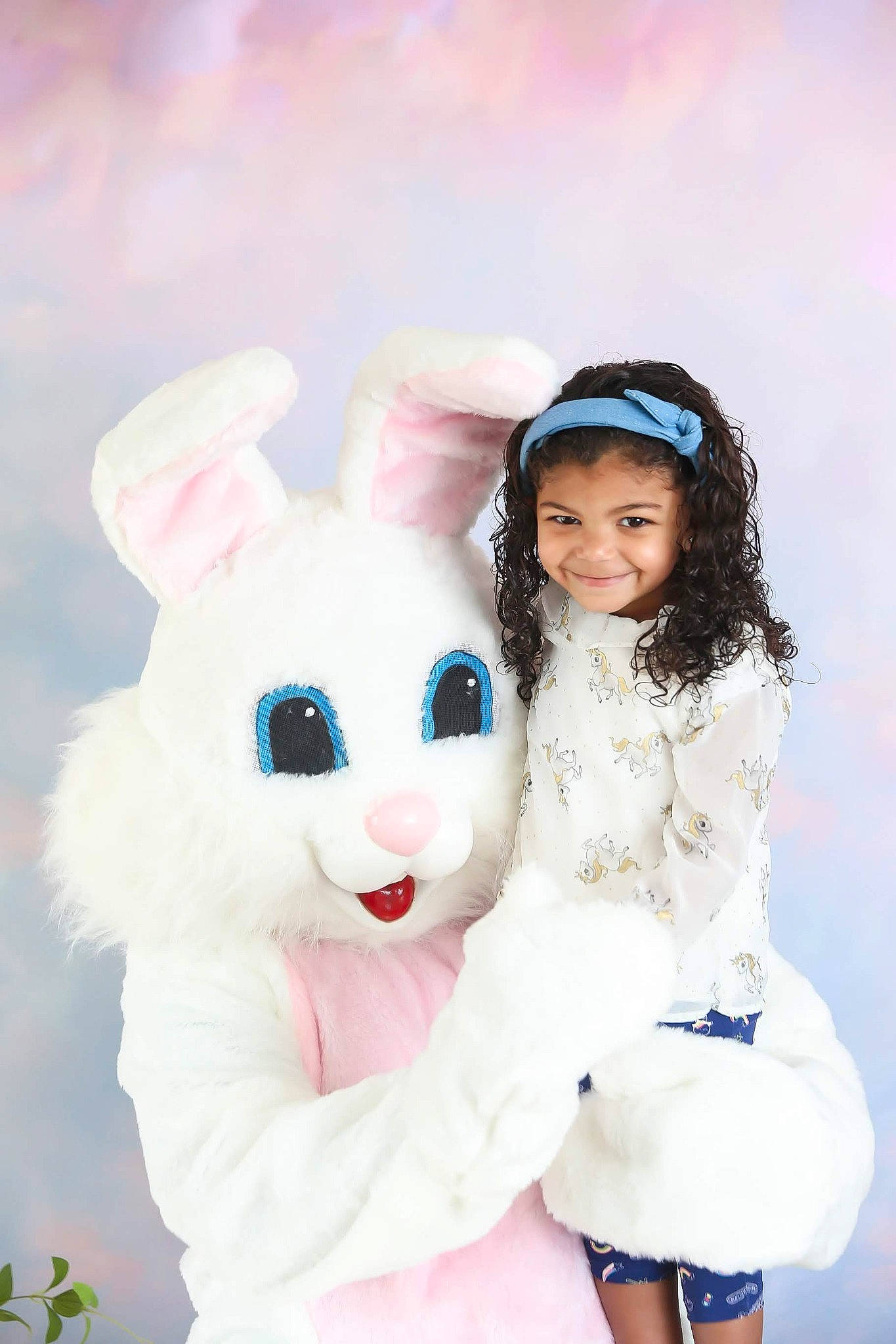 Zendaya is registered to the contest to win money with this photo: easter, easter_bunny, event, face, flash_photography, fun, fur, gesture, happy, holiday, joy, mammal, person, pink, rabbit, rabbits_and_hares, skin, smile, stuffed_toy, toddler