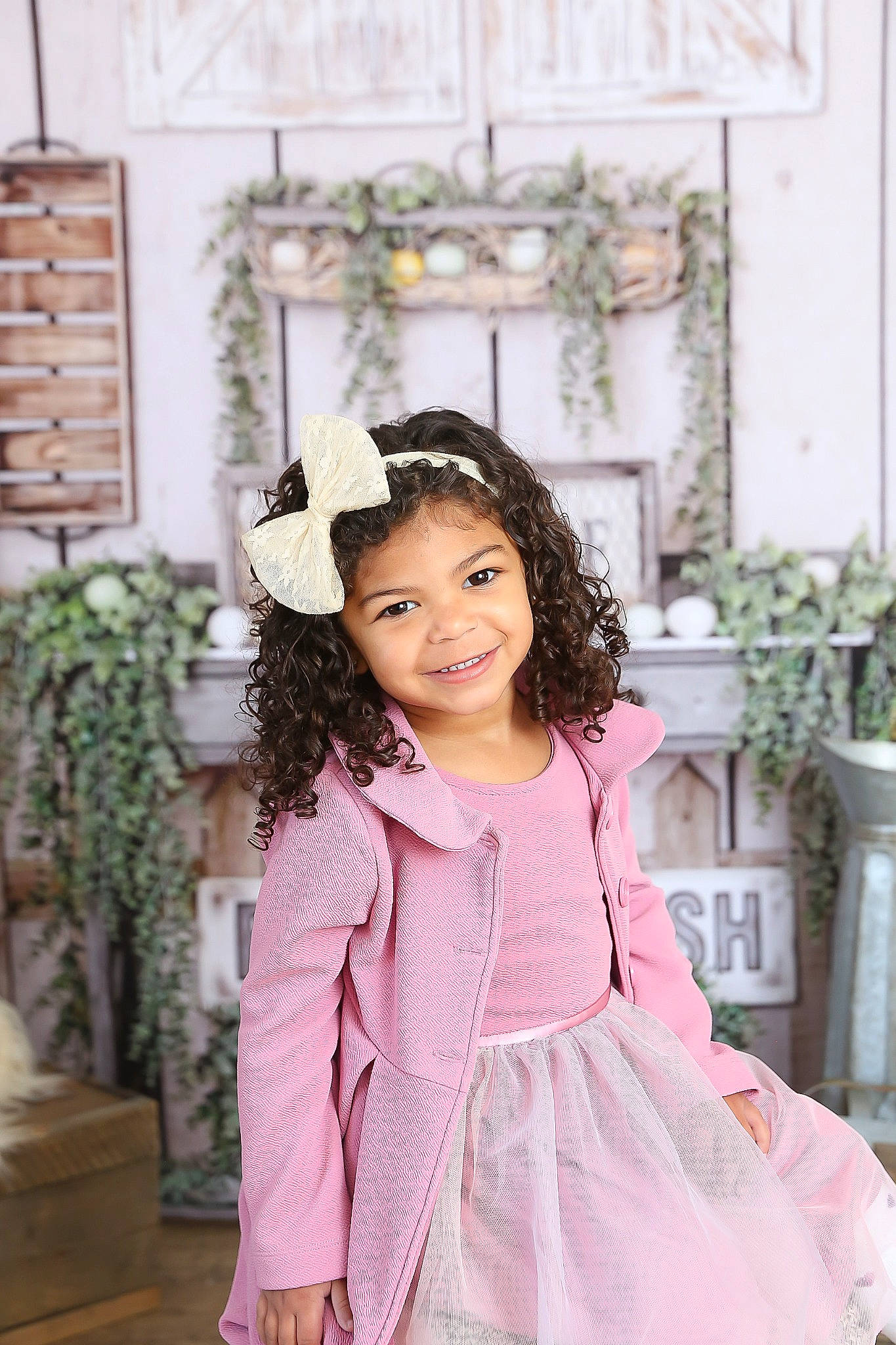 Zendaya is registered to the contest to win money with this photo: child, clothing, embellishment, fashion, fashion_design, happy, headgear, joy, long_hair, magenta, neck, outerwear, person, pink, plant, purple, shoulder, sleeve, smile, street_fashion