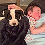 Waylon joined the competition — help win amazing prizes! baby, infant, child, puppy, dog, sleeping, blanket, onesie, red_cheeks, hand, couch, table, tissue_box, soda_cans, window_blinds, carpet, pet, cozy, nap_time, indoor