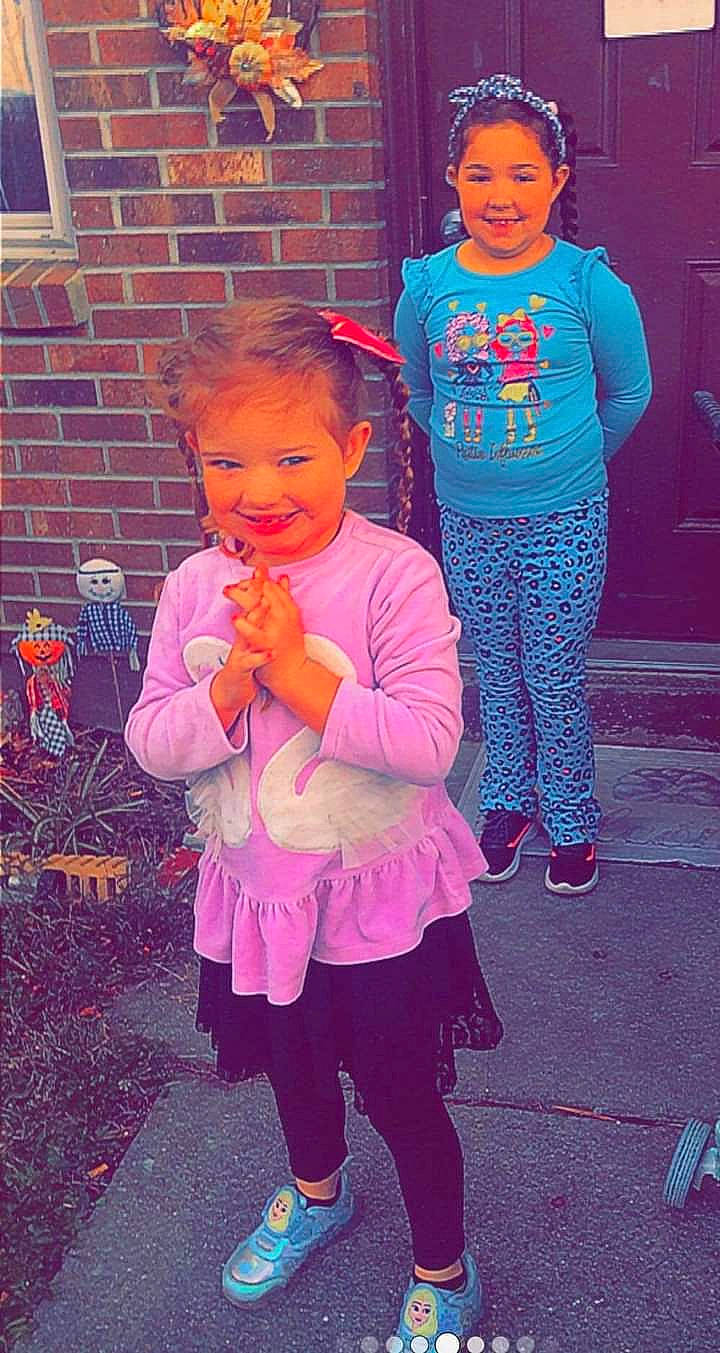 Khloe joined the competition — help win amazing prizes! clothing, eye, face, facial_expression, fashion, fun, hairstyle, happy, head, joy, leg, magenta, organ, person, pink, purple, shoe, smile, standing, tire