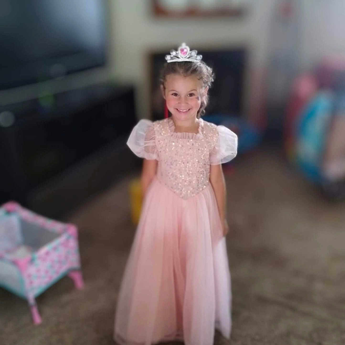 Brooklyn joined the competition — help win amazing prizes! accessories, child, clothing, computerhardware, costume, dress, electronics, face, female, girl, hardware, head, jewelry, lady, monitor, person, photography, portrait, screen, tv