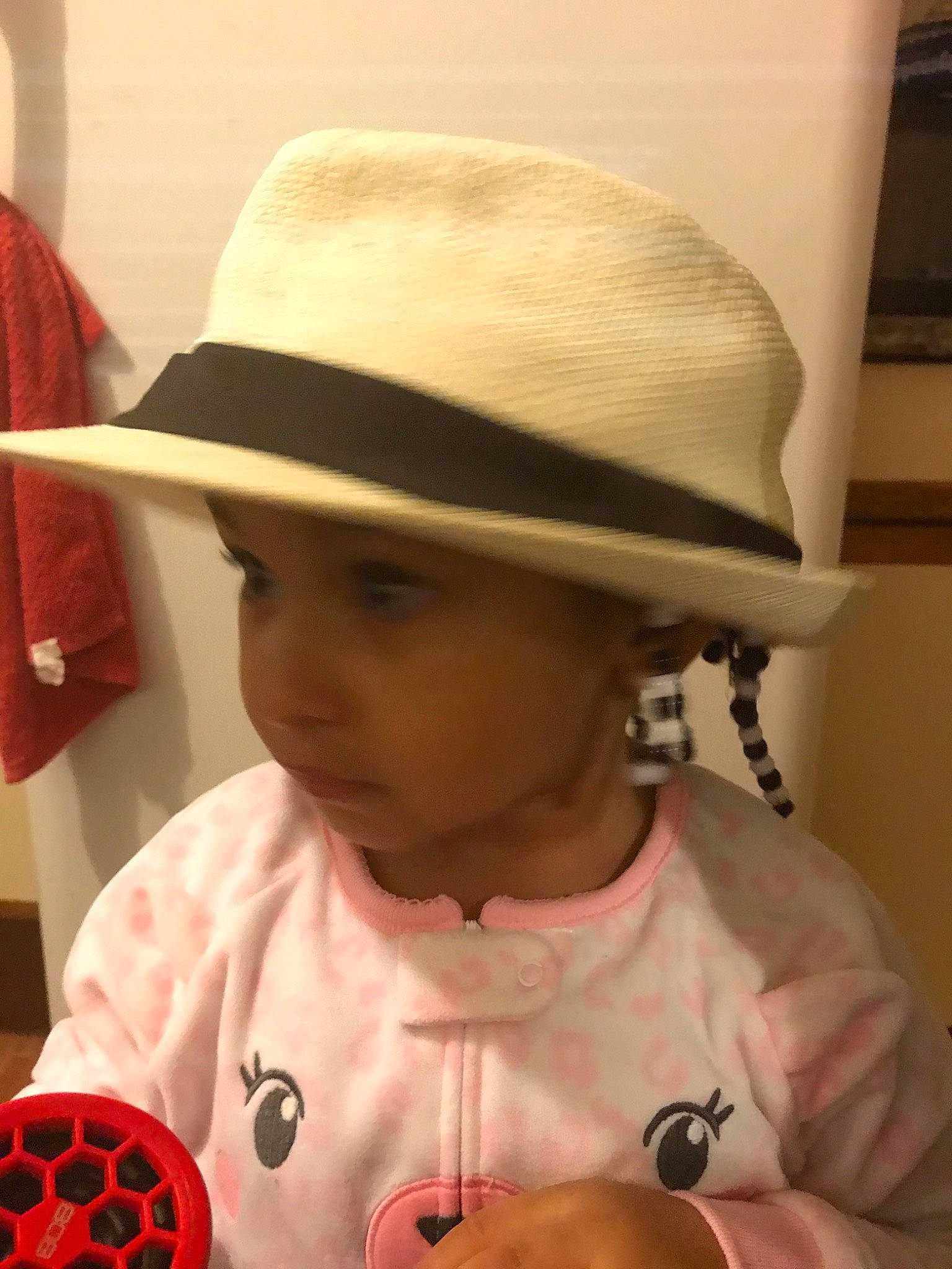 Egypt is registered to the contest to win money with this photo: child, fashion_accessory, fedora, hat, headgear, headwear, person, sun_hat, toddler