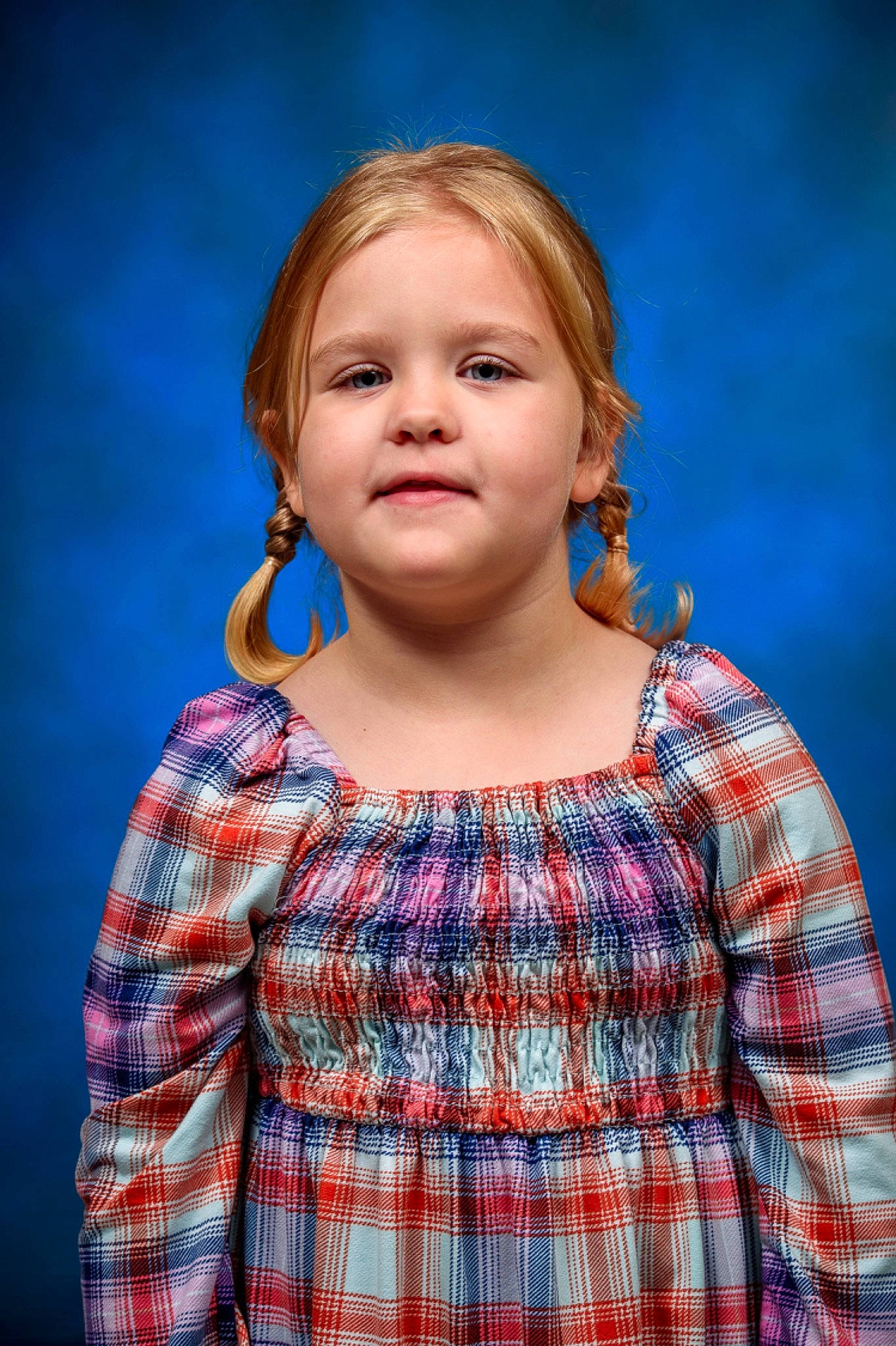 April joined the competition — help win amazing prizes! brown_hair, cheek, collar, dress_shirt, electric_blue, flash_photography, hair, happy, head, lip, long_hair, neck, pattern, person, plaid, shoulder, sleeve, smile, standing, t_shirt