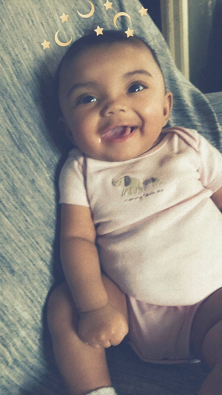 Diamond is registered to the contest to win money with this photo: baby, beauty, cheek, child, chin, cool, eye, eyebrow, face, facial_expression, forehead, fun, happy, head, joy, lip, nose, people, person, skin