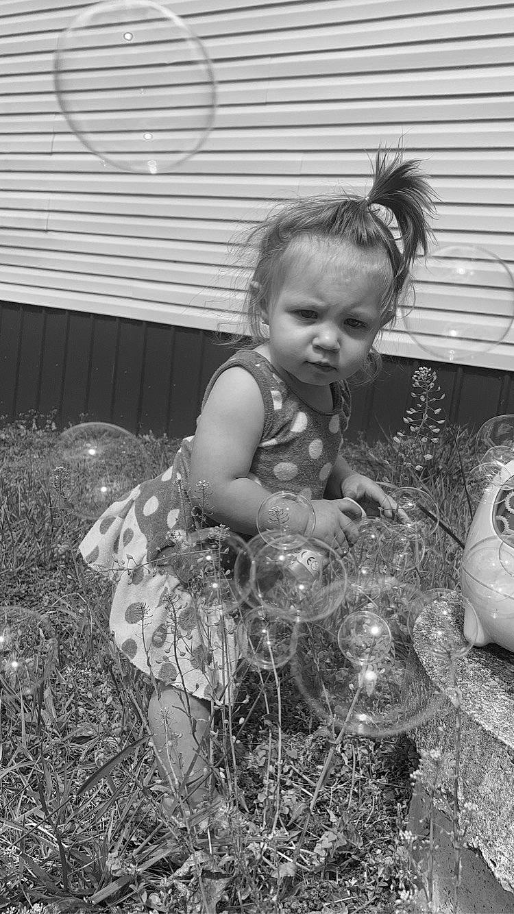 Vivien joined the competition — help win amazing prizes! baby, black_and_white, child, dress, flash_photography, flowerpot, fun, grass, hair, happy, monochrome, monochrome_photography, people_in_nature, person, sandal, sitting, soil, standing, stock_photography, style