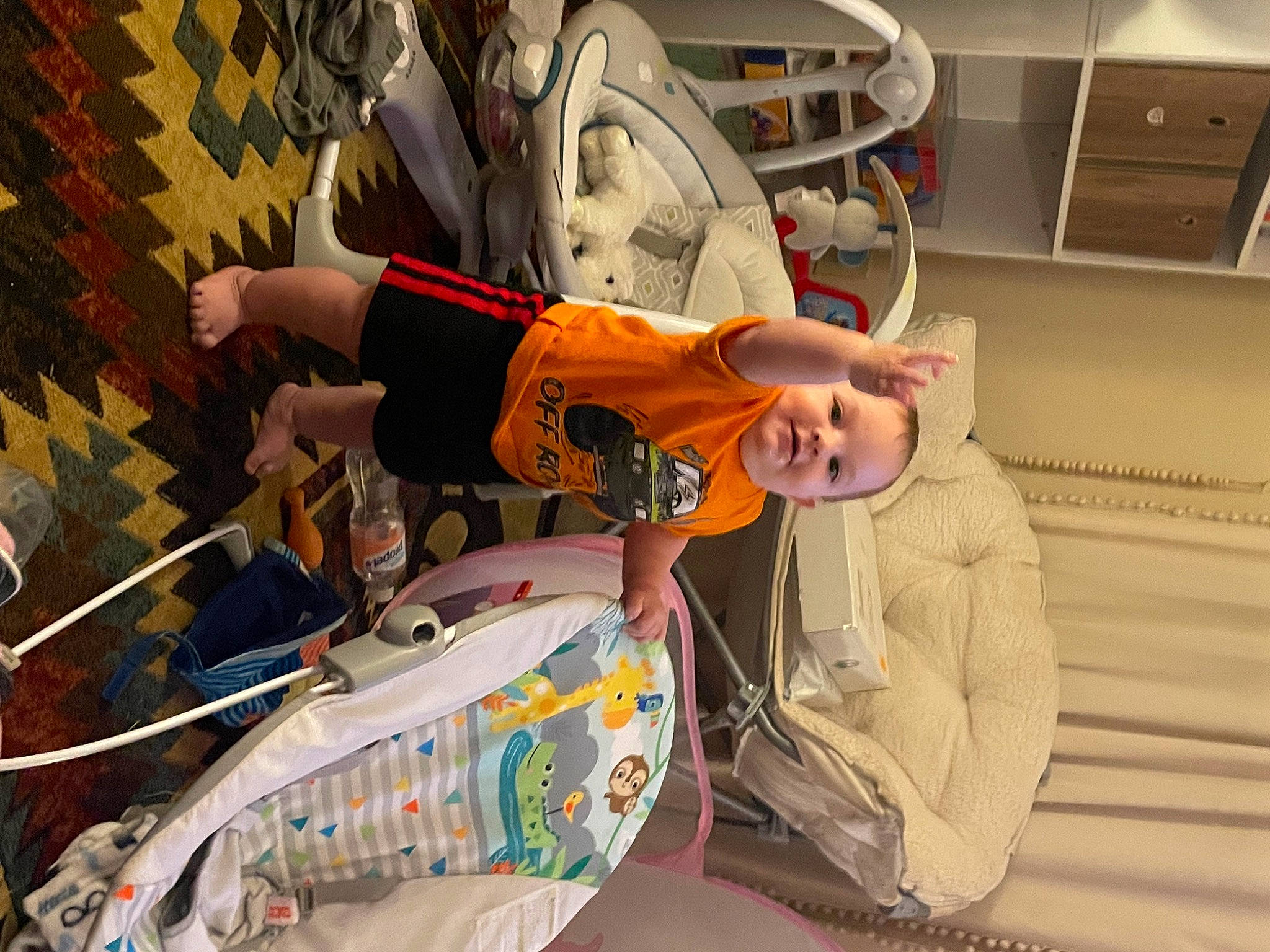 Ezekiel is registered to the contest to win money with this photo: aerospace_engineering, art, automotive_design, engineering, fun, machine, person, recreation, room, service, t_shirt, tire, visual_arts, wheel, wood, workwear