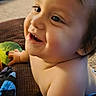 Jace joined the competition — help win amazing prizes! toddler, child, smiling, happy, indoor, blanket, couch, furniture, face, portrait, baby, skin, hair, eyes, expression, home, cozy, cute, cheerful, playful