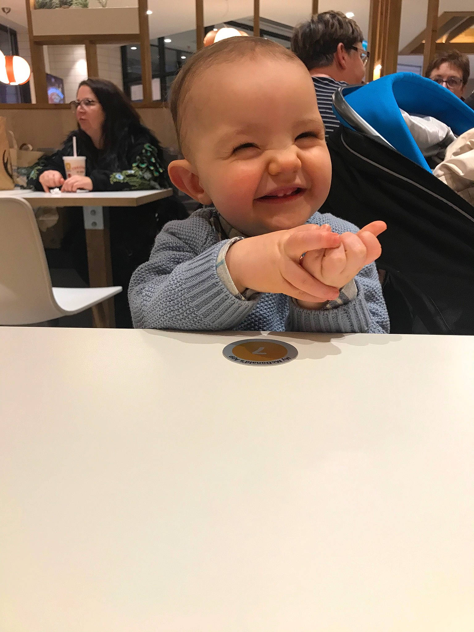 Alfie joined the competition — help win amazing prizes! baby, cheek, child, finger, head, joy, person, toddler