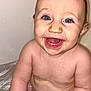 Victor participe au concours pour gagner de l'argent avec cette photo : baby, bathtub, blue_eyes, child, chubby, cute, face, happy, indoor, infant, joy, mouth_open, playful, portrait, skin, smile, splash, toddler, water, wet