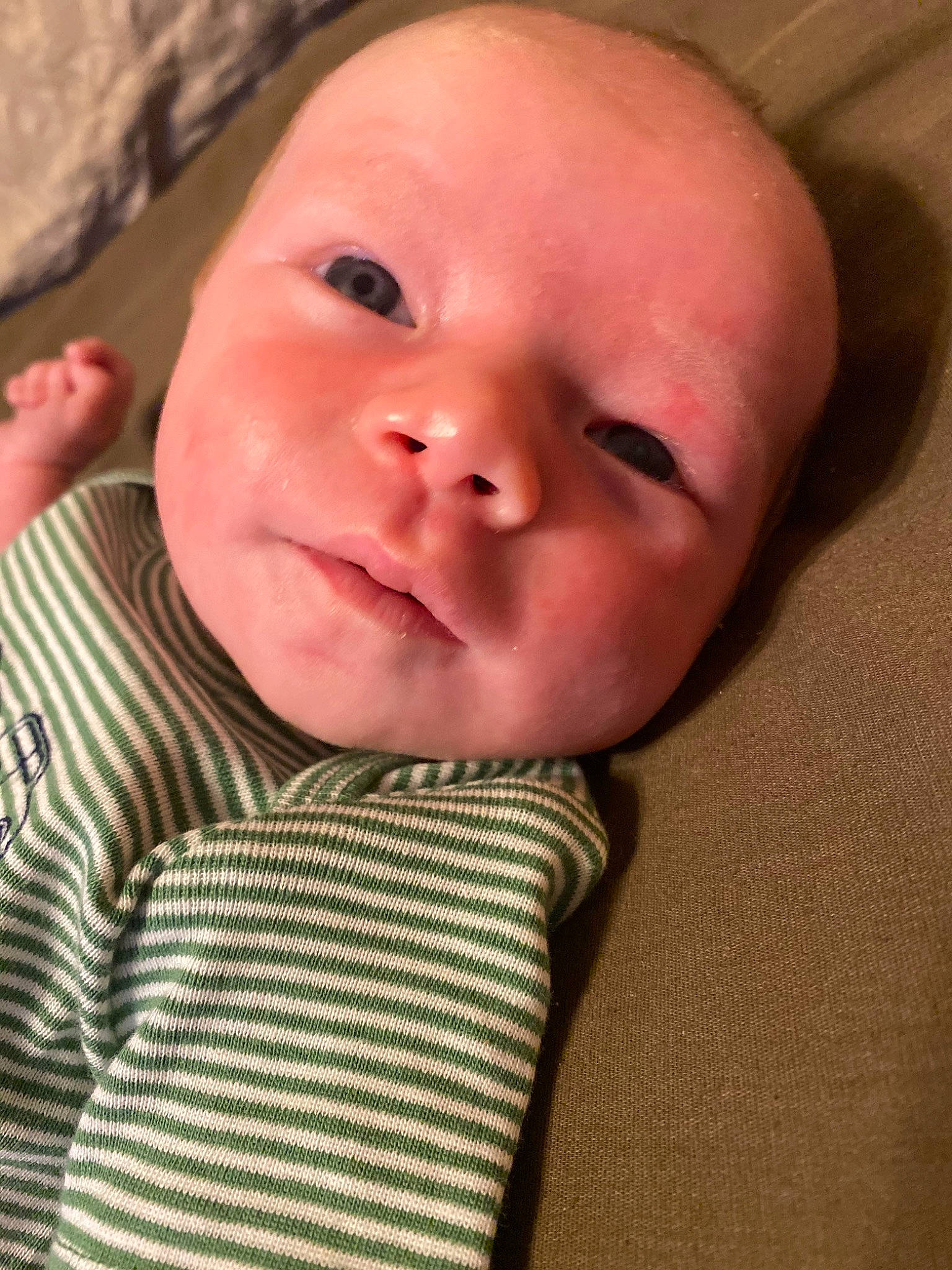 Aaron is registered to the contest to win money with this photo: baby, cheek, child, chin, close_up, eye, face, head, lip, mouth, nose, person, skin, toddler