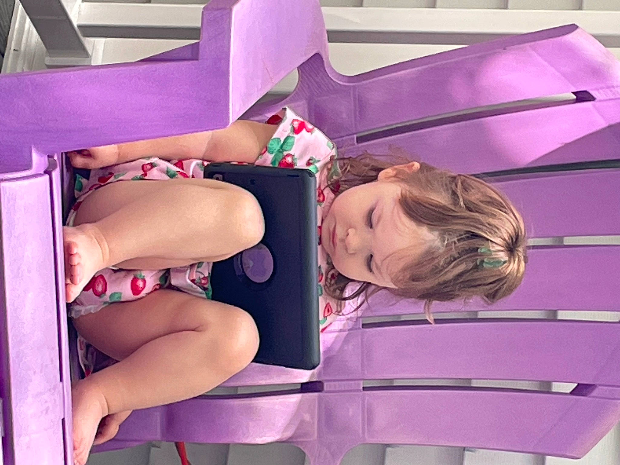 Zophia J joined the competition — help win amazing prizes! blond, brassiere, brown_hair, chest, comfort, foot, human_leg, knee, lingerie, magenta, material_property, person, pink, purple, swimwear, thigh, toddler, undergarment, violet, waist