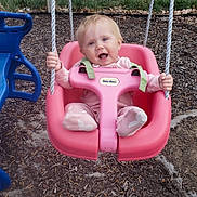 Trinity joined the competition — help win amazing prizes! baby, backyard, face, grass, happy, head, nature, outdoorplayarea, outdoors, park, person, photography, plant, playarea, portrait, soil, summer, swing, toy, yard