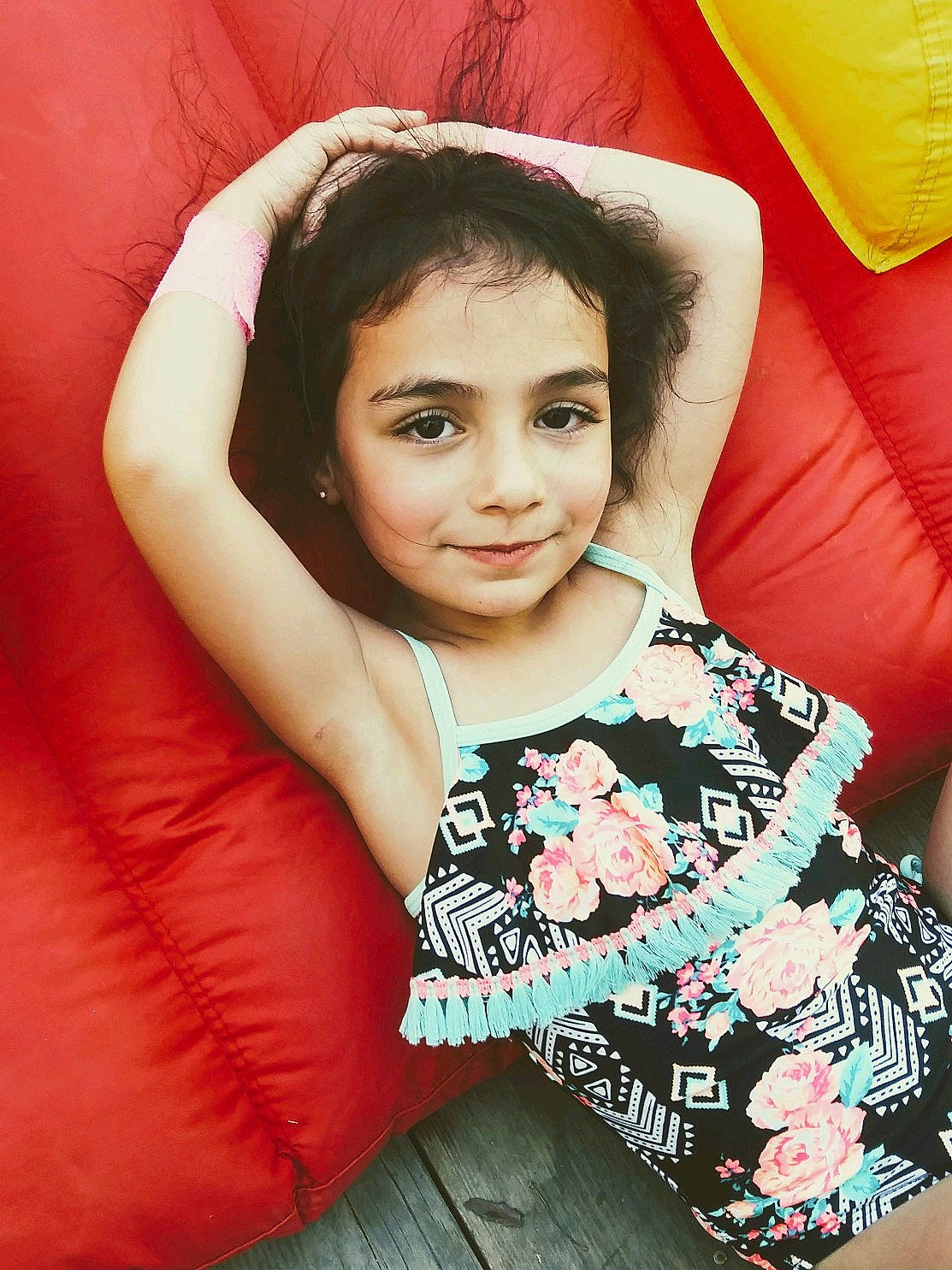 Mollie joined the competition — help win amazing prizes! beauty, child, child_model, joy, person, pink, smile