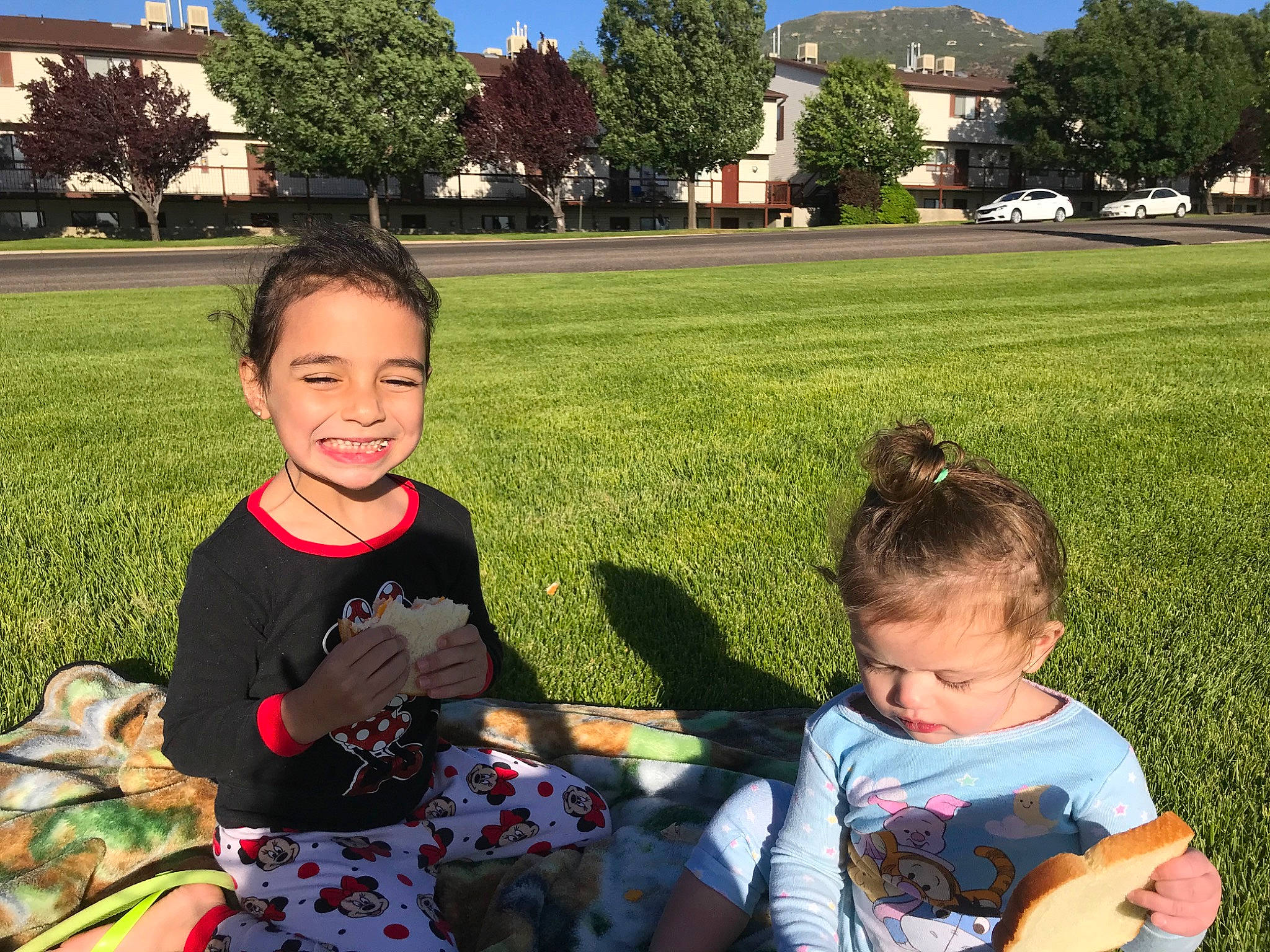 Mollie is registered to the contest to win money with this photo: child, family, grass, happy, head, home, joy, lawn, leaf, leisure, park, people, person, plant, play, recreation, sitting, smile, summer, toddler