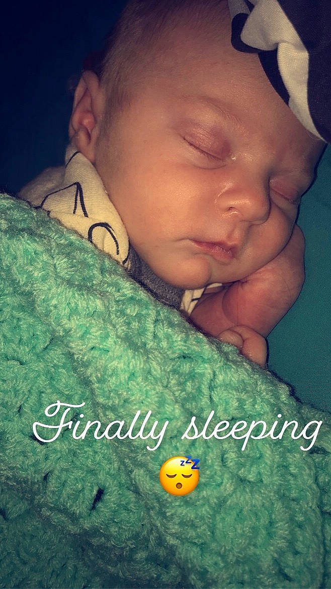 Peyton joined the competition — help win amazing prizes! adaptation, baby, bedtime, cheek, child, forehead, happy, nose, organism, person, photo_caption, skin, sleep, smile, text, toddler