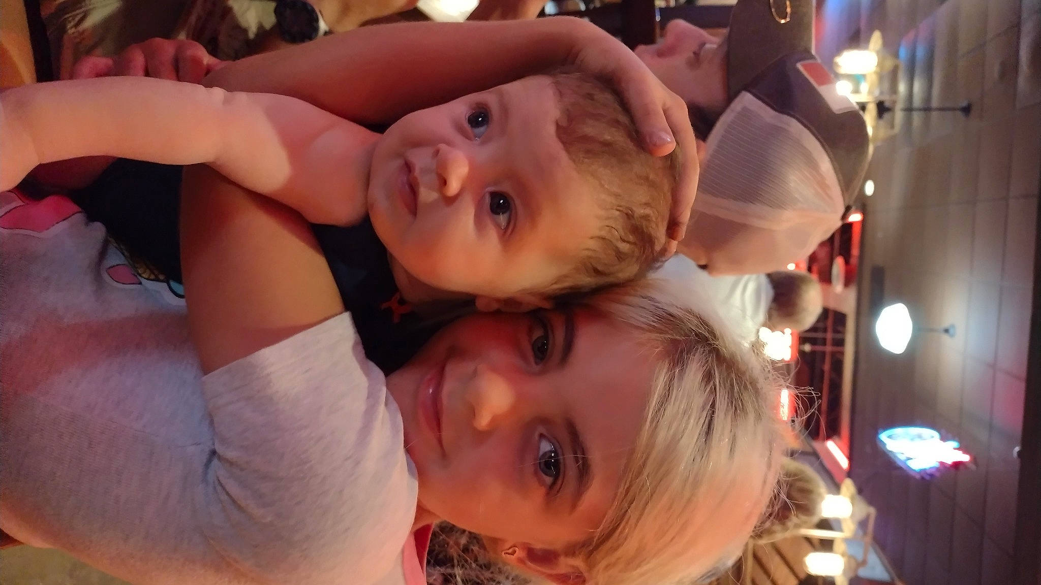 Rachel is registered to the contest to win money with this photo: cheek, child, chin, ear, event, eyebrow, eyelash, fun, gesture, happy, hat, iris, joy, leisure, lip, mouth, neck, nose, person, skin