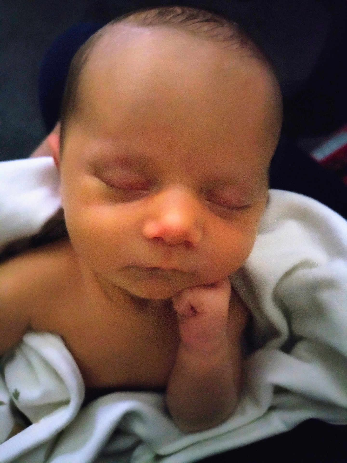Paizlee joined the competition — help win amazing prizes! baby, newborn, sleeping, blanket, infant, peaceful, cute, child, face, skin, hand, wrapped, soft, tender, portrait, closeup, resting, fist, calm, indoors