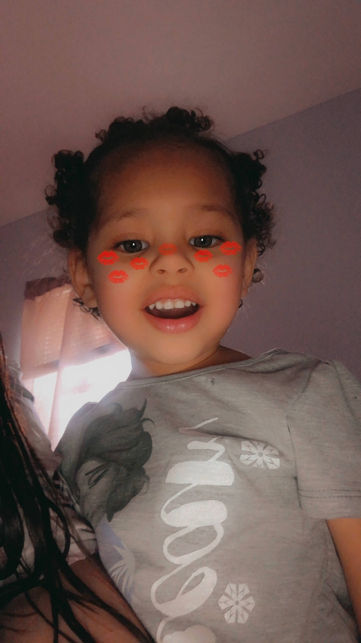 Ellianna is registered to the contest to win money with this photo: black_hair, cheek, child, chin, eye, eyebrow, face, facial_expression, forehead, fun, hair, hairstyle, head, iris, joy, lip, mouth, nose, person, smile