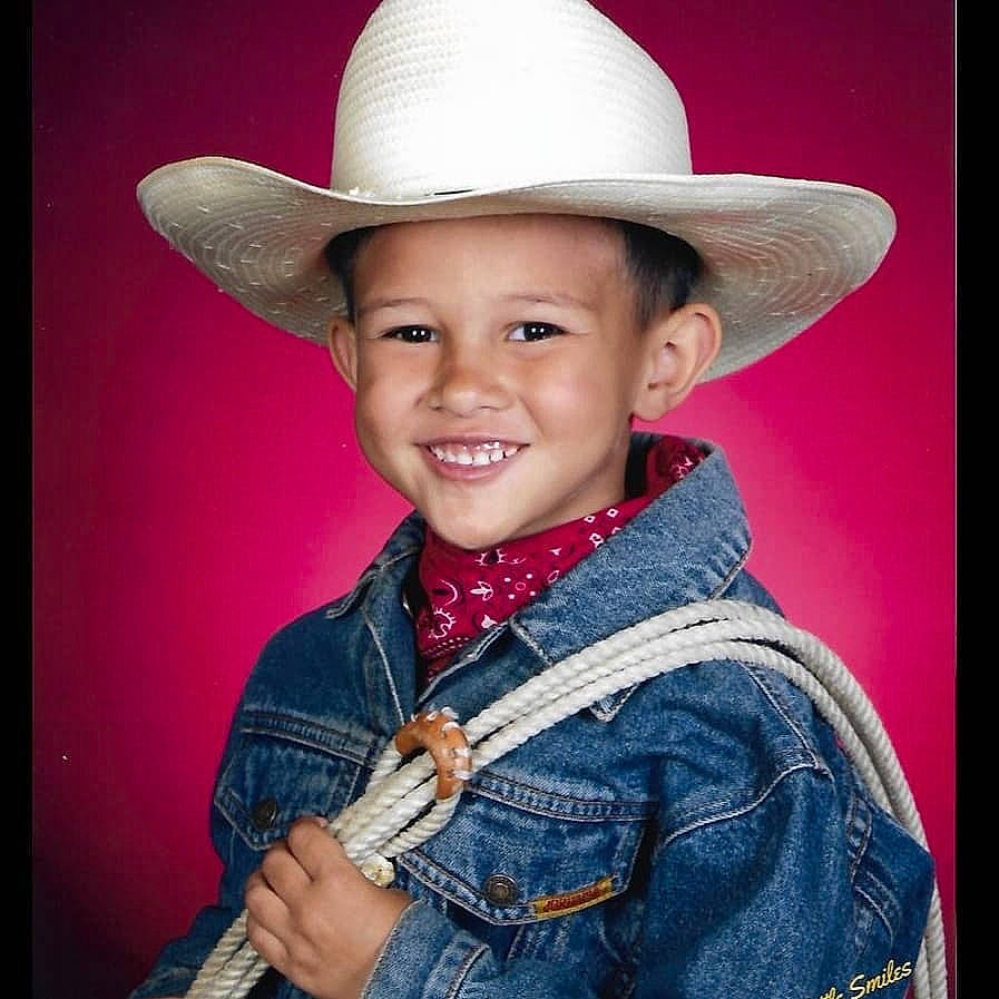 Zechariah joined the competition — help win amazing prizes! child, child_model, clothing, costume_accessory, costume_hat, cowboy, cowboy_hat, denim, fashion_accessory, fedora, hat, headgear, headwear, jeans, joy, person, photography, portrait_photography, smile, sombrero