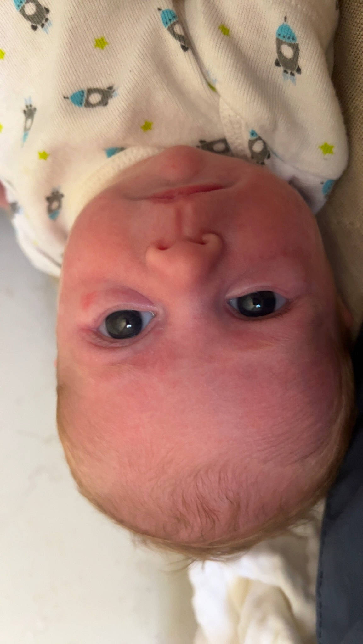 Hayes is registered to the contest to win money with this photo: baby, cheek, child, close_up, eyebrow, eyelash, forehead, happy, iris, jaw, lip, mouth, neck, nose, person, pink, selfie, skin, smile, toddler