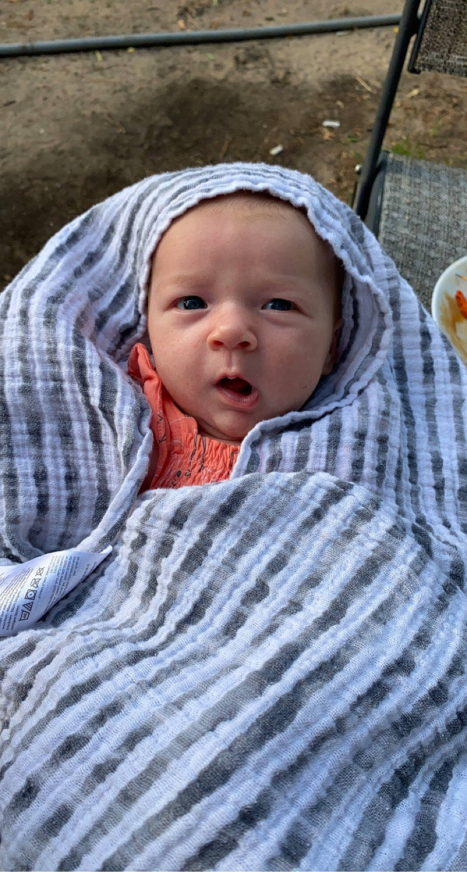 Primrose joined the competition — help win amazing prizes! baby, baby_toddler_clothing, bowl, cheek, child, chin, comfort, eye, face, fun, grass, happy, headwear, linens, nose, person, plate, portrait_photography, sitting, tableware