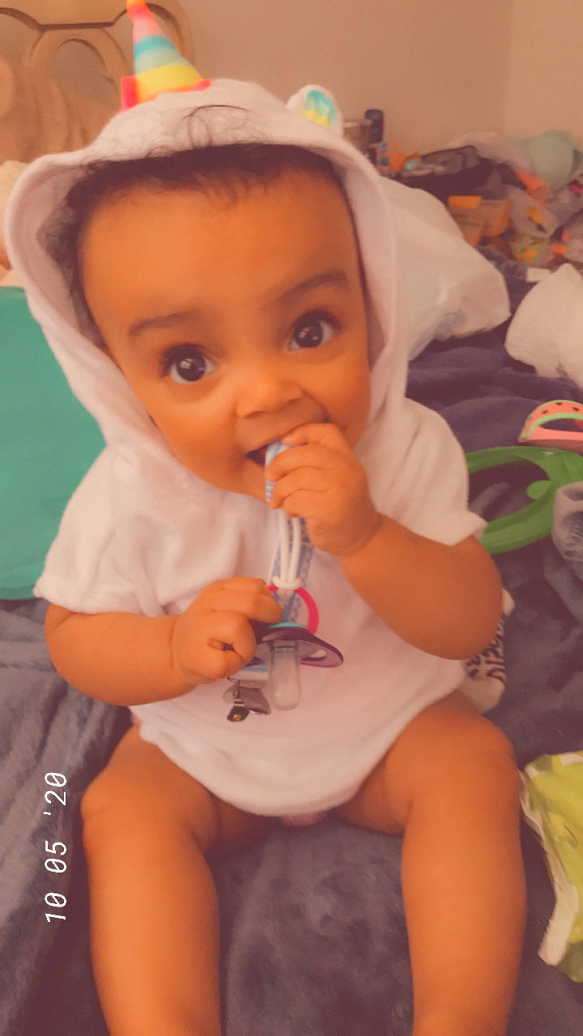 Keeva joined the competition — help win amazing prizes! baby, cheek, child, finger, headgear, lip, person, skin, surprise, toddler