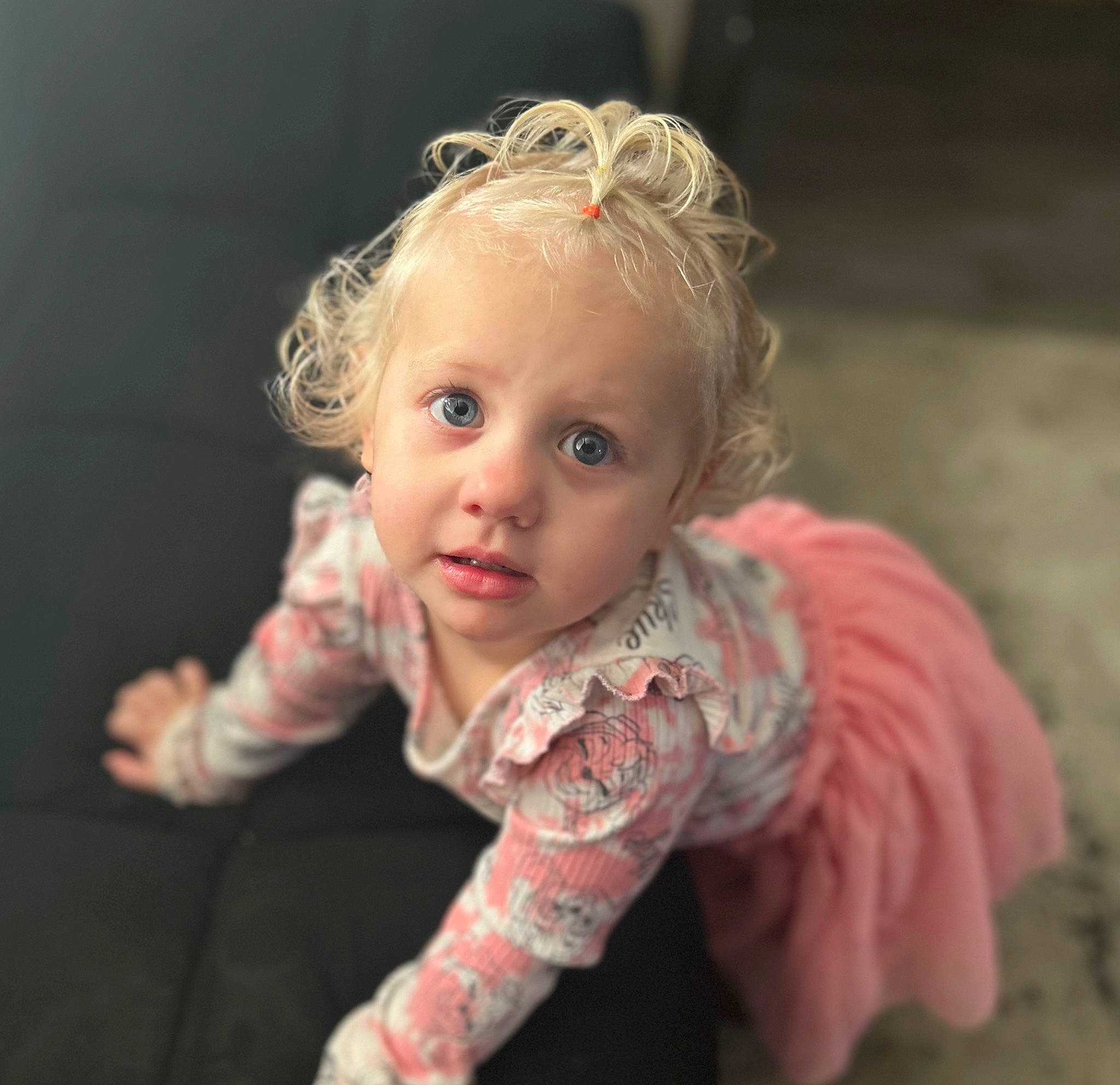 Jordyn joined the competition — help win amazing prizes! art, baby, cheek, child, eyebrow, eyelash, flash_photography, flesh, flooring, fun, gesture, happy, person, portrait_photography, sitting, thumb, toddler, toy, wood, wrist