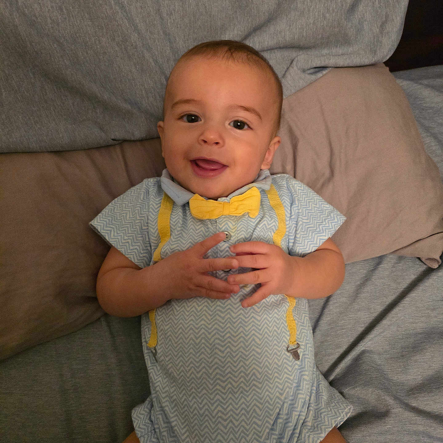 Luka joined the competition — help win amazing prizes! baby, bodypart, clothing, couch, cushion, face, finger, furniture, hand, happy, head, homedecor, indoors, newborn, person, photography, portrait, sitting, smile, t_shirt