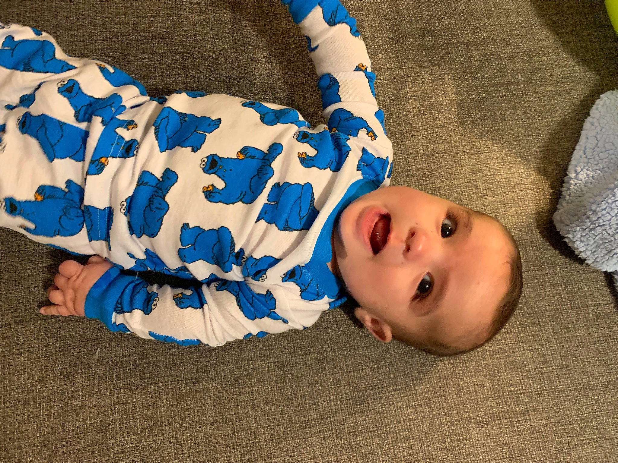 Aydrean joined the competition — help win amazing prizes! baby, baby_products, baby_toddler_clothing, child, comfort, electric_blue, flooring, fun, grass, happy, human_leg, pattern, person, sleeve, smile, sock, toddler, wood