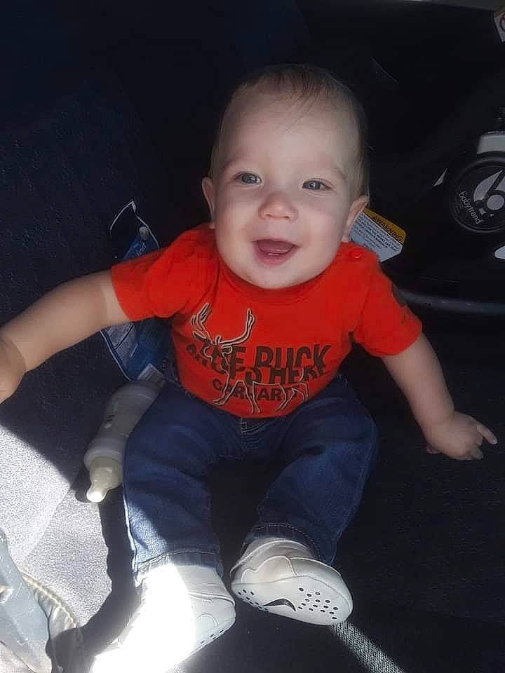 Dean joined the competition — help win amazing prizes! arm, baby, baby_toddler_clothing, cheek, comfort, cool, electric_blue, finger, flash_photography, flooring, fun, happy, human_body, human_leg, iris, person, sleeve, smile, standing, t_shirt