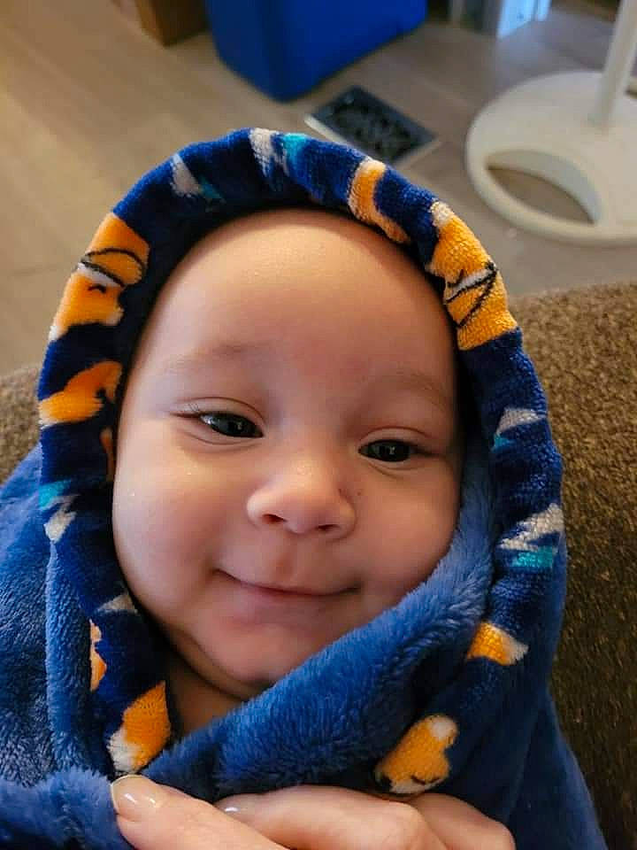 Hezekiah joined the competition — help win amazing prizes! baby, blue, cheek, chin, comfort, electric_blue, eye, eyebrow, face, gesture, happy, head, headwear, iris, joy, lip, mouth, nose, person, skin