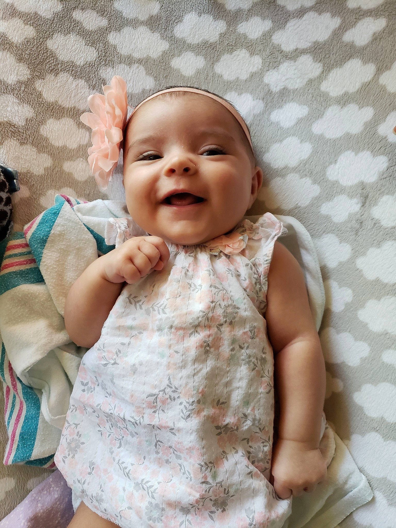 Hinson joined the competition — help win amazing prizes! baby, cheek, child, face, head, person, skin, smile, toddler