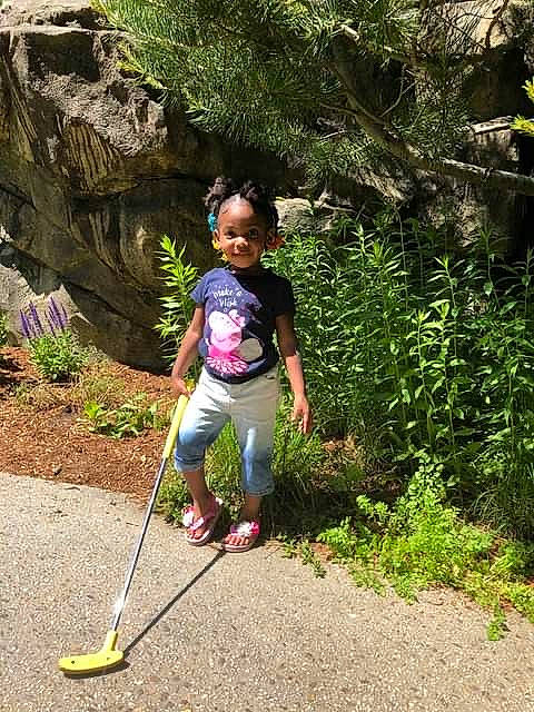 Elissa is registered to the contest to win money with this photo: adventure, child, grass, hiking_equipment, joy, leisure, person, plant, play, recreation, tree, vacation, walking