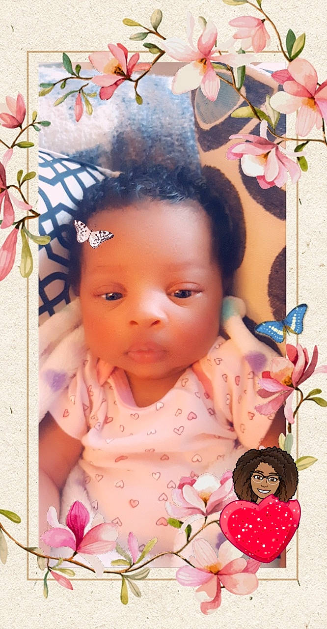 Acacia joined the competition — help win amazing prizes! art, baby, cheek, child, face, flower, happy, person, photography, photomontage, picture_frame, pink, plant, skin, smile, spring, toddler