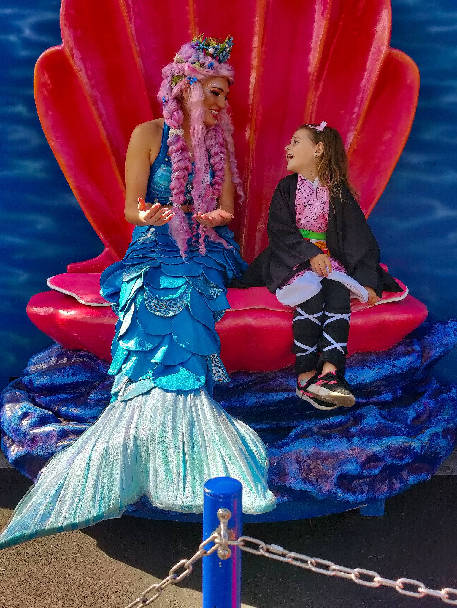 Morgana joined the competition — help win amazing prizes! blue, choreography, dress, electric_blue, entertainment, event, fashion_design, fun, happy, headpiece, headwear, joy, leisure, magenta, performance_art, performing_arts, person, pink, purple, recreation