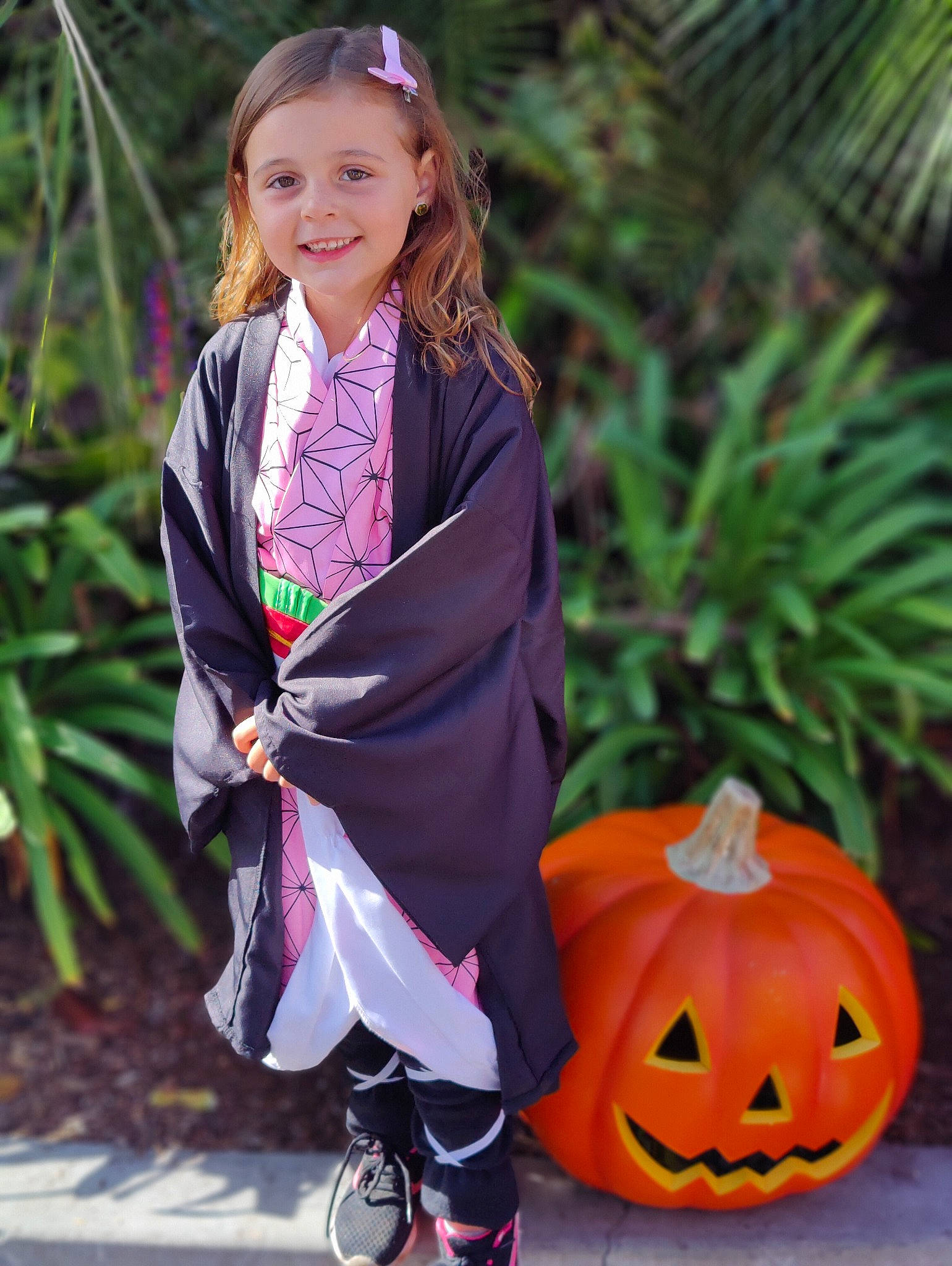 Morgana joined the competition — help win amazing prizes! beauty, calabaza, cucurbita, eye, face, facial_expression, formal_wear, fun, gourd, happy, head, jack_o_lantern, joy, leaf, people, people_in_nature, person, plant, pumpkin, smile