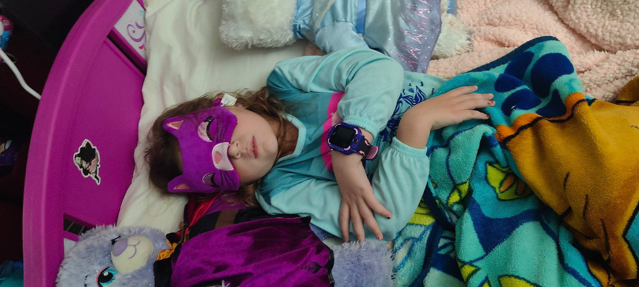 Morgana joined the competition — help win amazing prizes! baby_products, baby_toddler_clothing, bag, child, comfort, electric_blue, fun, fur, leisure, linens, magenta, pattern, people, person, pink, purple, sitting, snapshot, toddler, vacation