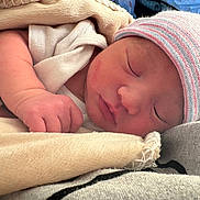 Faith joined the competition — help win amazing prizes! newborn, baby, sleeping, blanket, hat, hospital, wristband, closeup, skin, face, infant, peaceful, soft, wrapped, person, cute, resting, newborn_hat, newborn_baby, hospital_clothing